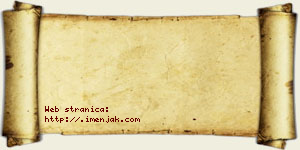 Nadja Adamović vizit kartica